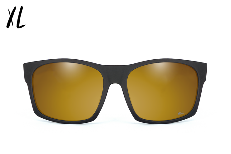 Big Kahuna XL - Matte Black - 24k Gold Polarized