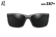 Breach XL - Frosted Gray - Jet Black Polarized ANSI Z87+