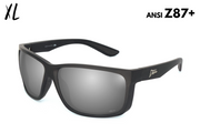 Breach XL - Matte Black - Silver Bullet Polarized ANSI Z87+
