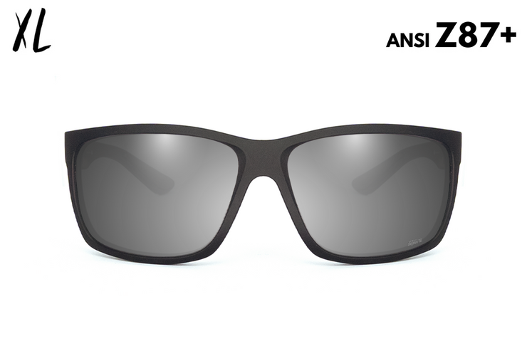 Breach XL - Matte Black - Silver Bullet Polarized ANSI Z87+