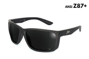 Breach - Matte Black - Jet Black Polarized ANSI Z87+