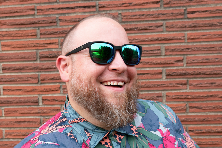 Cabana XL - Matte Black - Green Machine Polarized