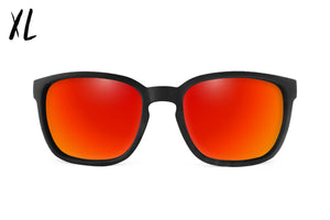Cabana XL - Matte Black - Red Sunset Polarized