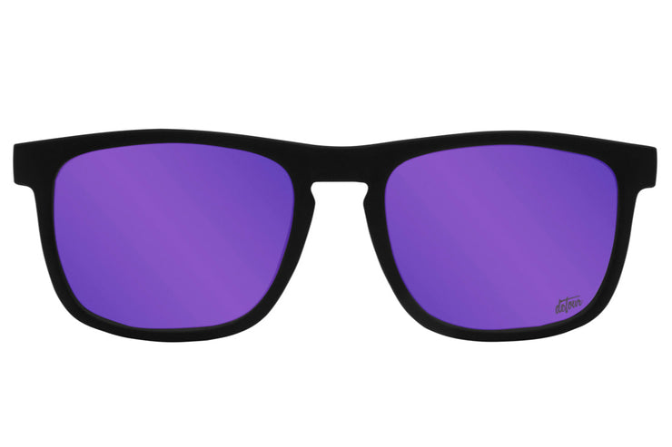 Floaties XL - Matte Black - Purple Lens Polarized