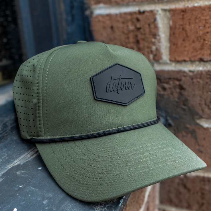 XL Military Green Snapback Hat