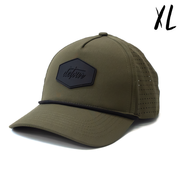 XL Military Green Snapback Hat