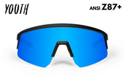 Surge Youth - Matte Black - Electric Blue