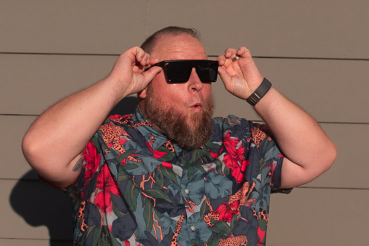 Tidal Wave XL - Matte Black - Jet Black Lens Polarized