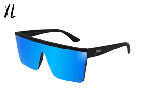 Tidal Wave XL - Matte Black - Electric Blue Lens Polarized