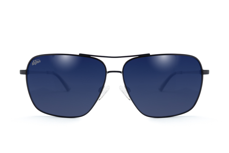 Coastal - Matte Black - Blue Gradient Polarized