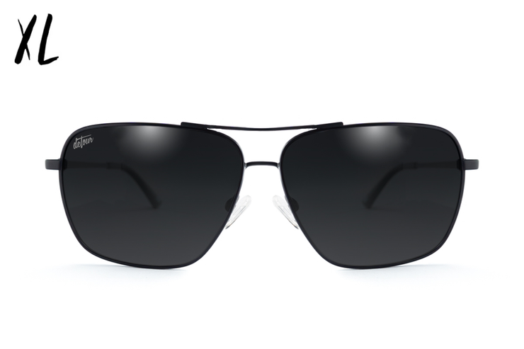 Coastal XL - Matte Black - Jet Black Polarized