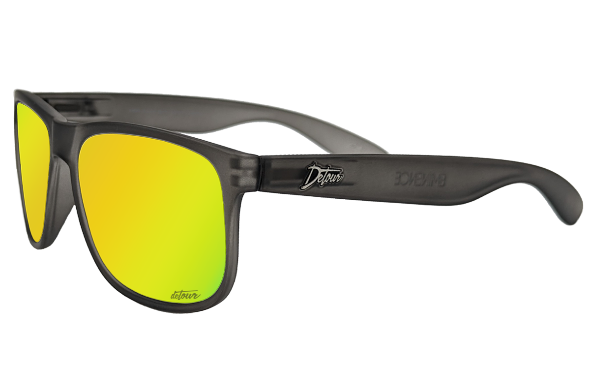 Eminence - Frosted Storm Gray- Gold Mist Lens Polarized