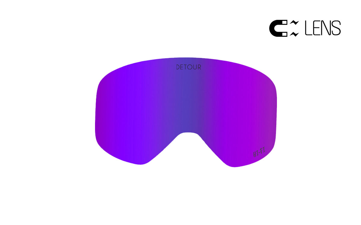 PowPow Snow - Spare HI-FI Lens - Purple